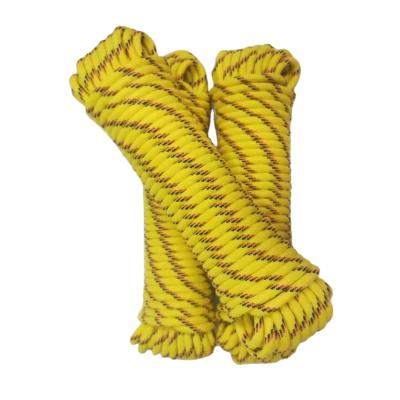 China Binding High Stregth Braided PP Polypropylene Braided Rope Nylon Rope For Packing for sale