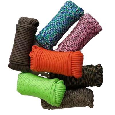 중국 Strong And Durable Colorful Braided Round Rope PP Nylon Rope 판매용