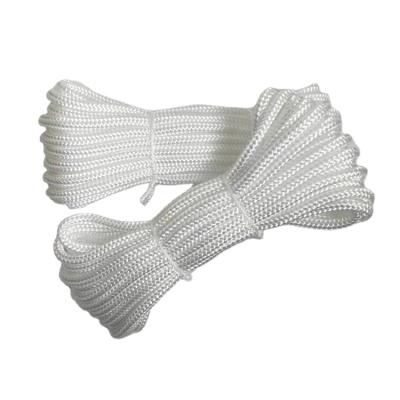 China Multifunctional Hollow Core Rope Flat Braided Polyester Rope Hollow Core Rope for sale