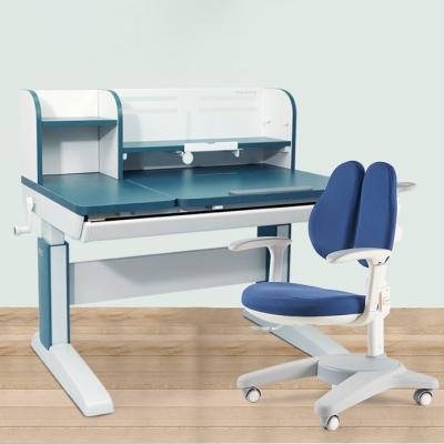 China Modern Lift Desk and Chair Kids Study Desk and Chair Set for Reading Writing for sale