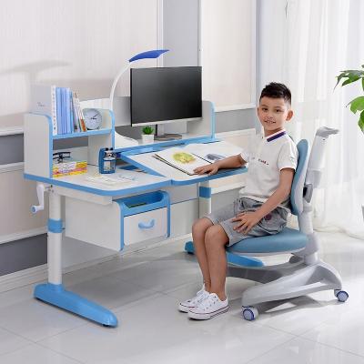 China New 3-18 years old pattern and design modern adjustable ergonomic reading table kids study desk table and chair kids desk for kids for sale