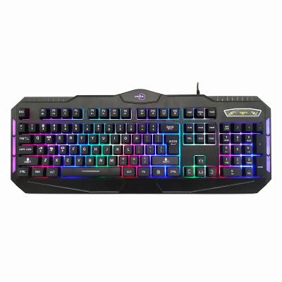 China Numpad Teclado Gamer Gaming Keyboard Spanish 105 Keys USB Wired Gaming Keyboard for sale