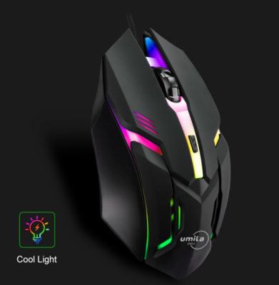 China Cheapest Wired Gaming Mouse 3D Wired Mouse Buttons Computer Notebook Mini Gaming Mouse for sale