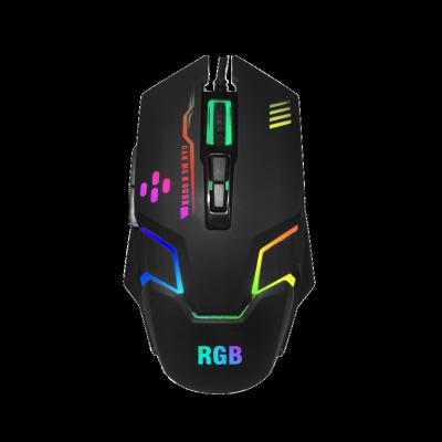 China Popular 7D 2021 RGB Ergonomic Colorful Lightweight Computer Wired Optical Mouse Gamer Gaming Mouse Gamer Mouse for sale