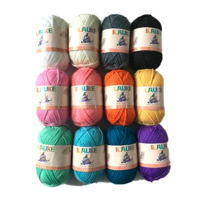 China Amazon Hot Selling High Tenacity OEM Fancy 25g 100% Acrylic Soft Yarn For Crocheting for sale