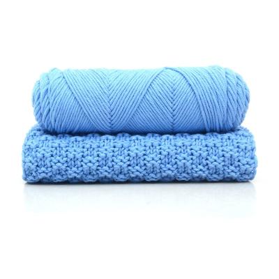 China Hot Selling Fancy Yarn Dyed Bulky Acrylic 100g 8ply Cotton Yarn For Knitting Scarf for sale