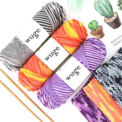 China Free Sample Wholesale Mixed Color Yarn Anti Static For Knitting Sweater for sale