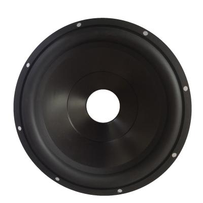 China Good Stiffness 12 Inch Speaker Aluminum Cone Subwoofer Speaker Parts With Rubber Edge Surrounded for sale