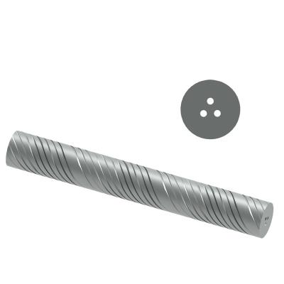 China Factory Supply Raw Material Direct Cemented Tungsten Carbide Steel Rods with 3 Coolant Helical Holes 40 Degree for sale