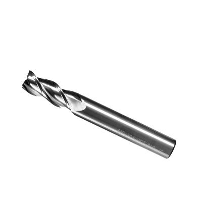 China Hot Selling Carbide Milling Cutter 3 Flutes Square End Mill Carbide Cutter For Aluminum Alloys for sale