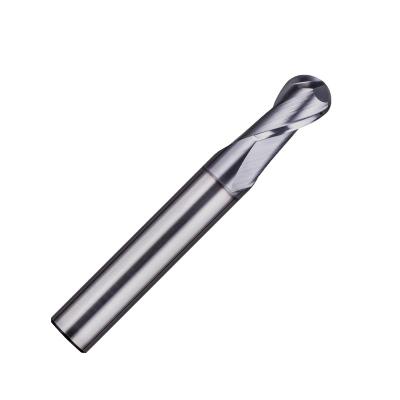 China Carbide Maker Milling Cutter 2 Flute Ball Nose End Mill Carbide CNC Endmill Cutter D1~10 In Stock for sale