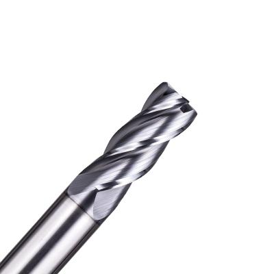 China Carbide Factory Milling Cutter 4 Flutes Ball Nose End Mill Carbide CNC Endmill Direct Cutter D1~10 In Stock for sale