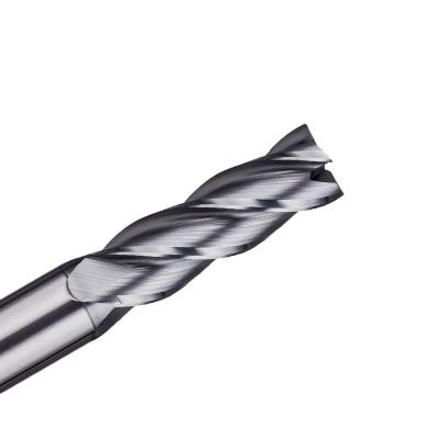 China Carbide Hongjiang Carbide Milling Cutter 4 Flutes Square Endmill Cutter For Hardened Steels for sale