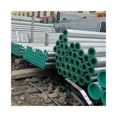 China Structure Pipe Astm A53 Galvanized Schedule 20 Hot Dip Galvanized Finished Steel Straight Tube for sale