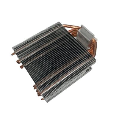 China Custom Heat Pipe Radiator CNC Aluminum Profile Loop Fin Radiators for sale