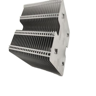 China Heatsink Customized Aluminum Skived Aluminum Fin Extrusion Heatsink For Electronic Products, Large Storage Servers, Communication Base for sale