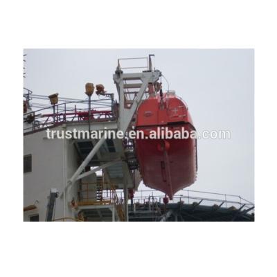 China Good Quality Mild Steel Lifeboat Davit Crane And Small Rescue Boat for sale