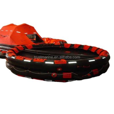 China KHK Type Open Reversible Sea Safe Rubber Liferafts for sale