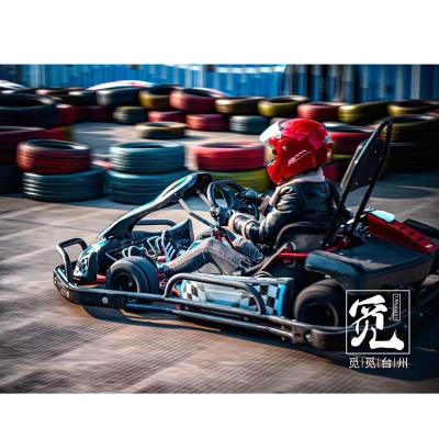 China 2020 Cheap Gasoline Electric / Pull Starting System Go Kart , 4 Stroke 60km/h 270CC Racing Adult Go Kart 10x4.50-5 / 11x7.10-5 for sale