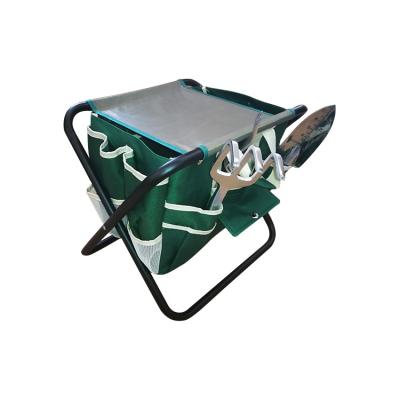 China Multifunctional Multifunctional Tool Kit Furniture Camping Relax Folding Garden Chair With Many Pockets for sale