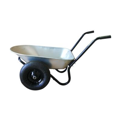 China Factory Directly 65 Liter Capacity Garden Wheelbarrow Industrial Steel Tools Wholesale Price for sale