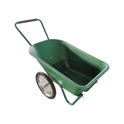 China Good Quality New Arrivals 80kg DIY Tool Construction Plastic Garden Tray Wheel Barrow Tools for sale