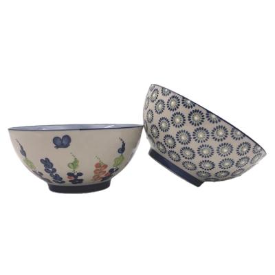 China Handmade High Quality Sustainable Food Bowl Customized Ceramic Stoneware Bowl for sale