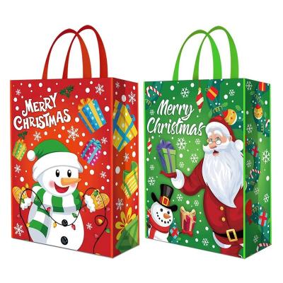 China Handled Reusable Reusable Pumpkin Handbag Children's Grocery Supermarket Supermarket Party Halloween Nonwoven Bags for sale