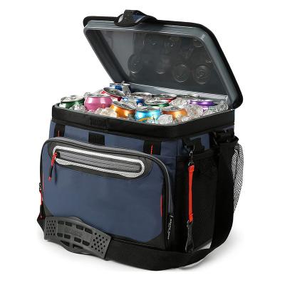 China Large Waterproof Adult Insulated Bag Custom Unzip Waterproof Freezer Beverage Freezer Package Travel Picnic Lid Cooler Zipper for sale