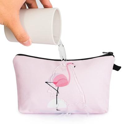 China Wholesale Mini Zipper Animal Women's Fashion Pattern Pink Fashion Pattern Pouch Waterproof Bag Cosmetic for sale