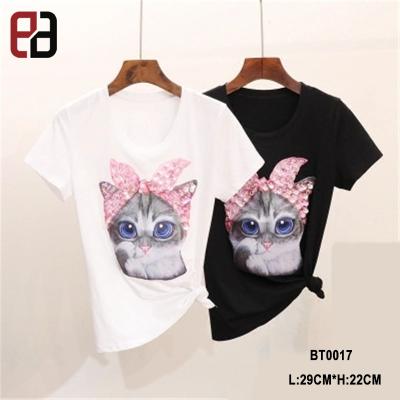 China 3D Custom Design Decorative Cat Printing Embroidery Patch Animal Patch For Jacket for sale