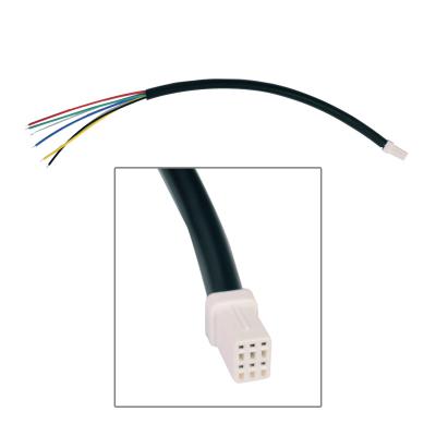 China 6pin 06R-JWPF-VSLE-D JST Common Electronic Connector PVC Ring Tubes Wrapped 1007 Wire 24AWG Door Control Wire Harness for sale