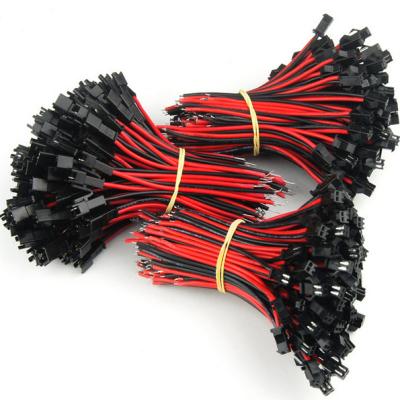 China Wire Harness Light Connector JST SM 2P/3P/4P/5P 2.50mm Pitch Electronic Terminal Male To Female for sale