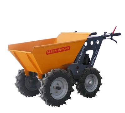 China Landscaping Mini Loader Mini Dumper Wheelbarrow 4X4 Drive Landscaping Engine 250kgs Power Rated Loas MMT26 for sale