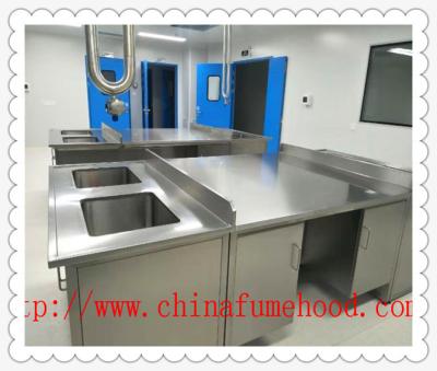 China School Vertical Stainless Steel Casework , Floor Mounted Metal Laboratory Cabinets for sale