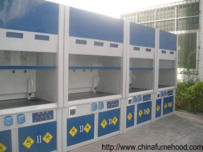 China Capuz de fumaça de laboratório de FRP de alto nível projetado para o projeto de sistema de ventilação de laboratório à venda