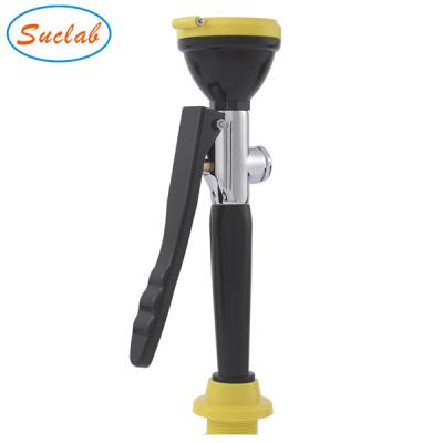 China Counter Mounted Lab Fittings Eyewash Brass Rubber Material Portable for sale