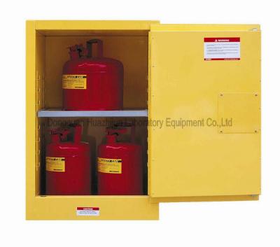 China 51mm Tank Flammable Safety Cabinet Single Door For Corrosive Chemicals for sale