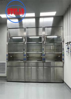 China Ventilation Efficiency Ducted laboratory Fume Hood with Automated Safety System and LED Light for sale