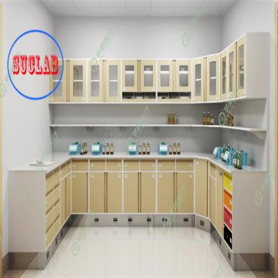 China Full Steel Handle Medical Cabinets Manufacturers  for Safe Storage L 3000*W 600* H 850 To 900 Mm for sale