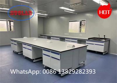 China Safety Phenolic Resin Or Epoxy Resin Chemical resistant Laminate C frame Lab Workstation With Multiple en venta