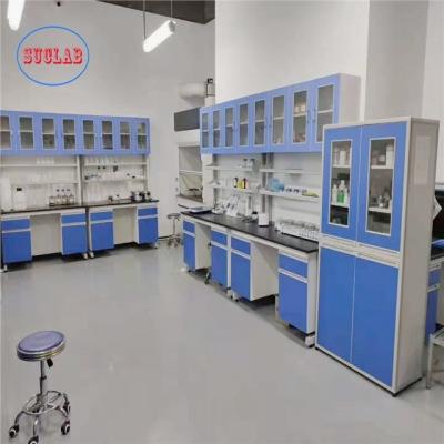 China High Safety Chemistry Lab Workbench Manufacturers DTC105 DEG Hinges and Chemical-resistant Laminate Work Surface for Workbench for sale