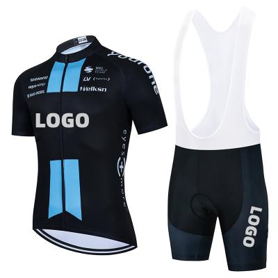 China OEM ODM Breathable Polyester Design 100% Factory Logo Clothing Custom Cycling Jersey for sale