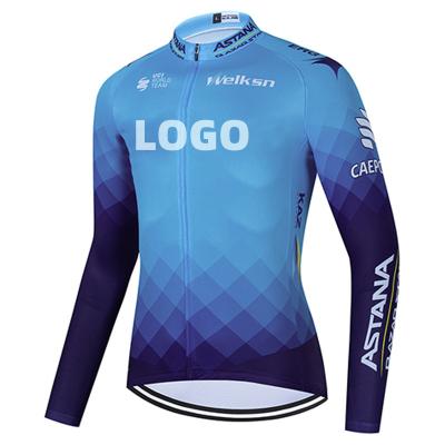 China Breathable Custom High Quality Cycling Shirts Men Cycling Reflective Jersey Logo Bicycle Apparel Cycling Top Wear for sale