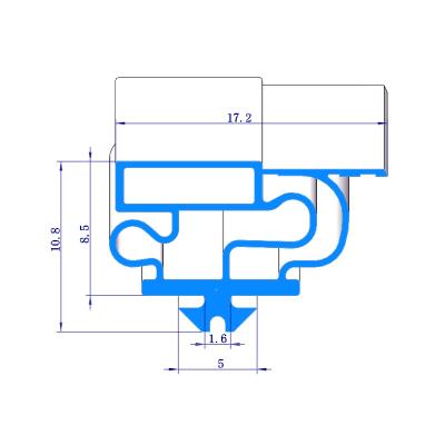 China Gasket for Refrigerator/Refrigerator/Cabinet/Storage Plant Best Price PVC Rubber Shower/Cold Storage Door Gasket 008 Elastic Band for Refrigerator for sale