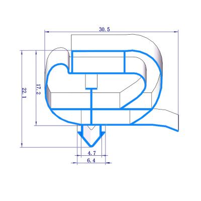 China Seal for fridge/fridge/cabinet/fridge door seal/gasket magnetic part 027/best flexible fridge storage price a sealer for fridge for sale