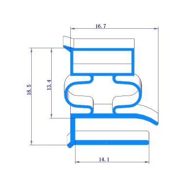 China Hot Door Magnetic Gasket 058 Rubber Gasket Gasket For Fridge/Refrigerator/Cabinet/Fridge/Freezer Storage Grade For Fridge for sale