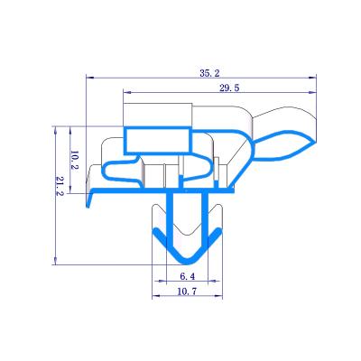 China Gasket for fridge/refrigerator/cabinet/storage rubber and plastic angle strips refrigerator spare parts for magnetic strip refrigerator door trim for sale