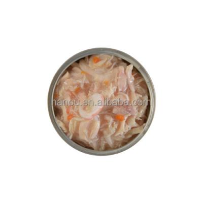 China OEM ODM Sustainable Cat Wet Pet Canned Food Tin Cans Food Cat Treats Pet Snacks Taurine Additives Health Eyes for sale