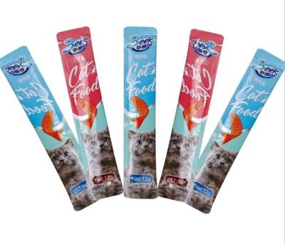 China Lickable Viable Cat Treat Delicious Liquid Cat Treats Creamy Snacks for sale